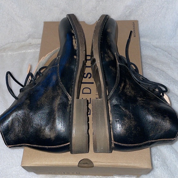NWT BED|STU Hoover II Mens Black Handwash Leather Lace Up Casual Dress Boots - Picture 9 of 10
